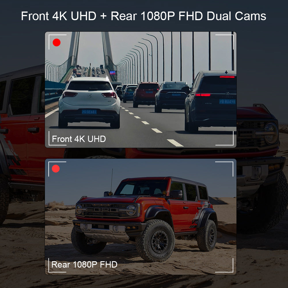OEM Style Dash Cam Suitable for Ford Bronco 2021-2024