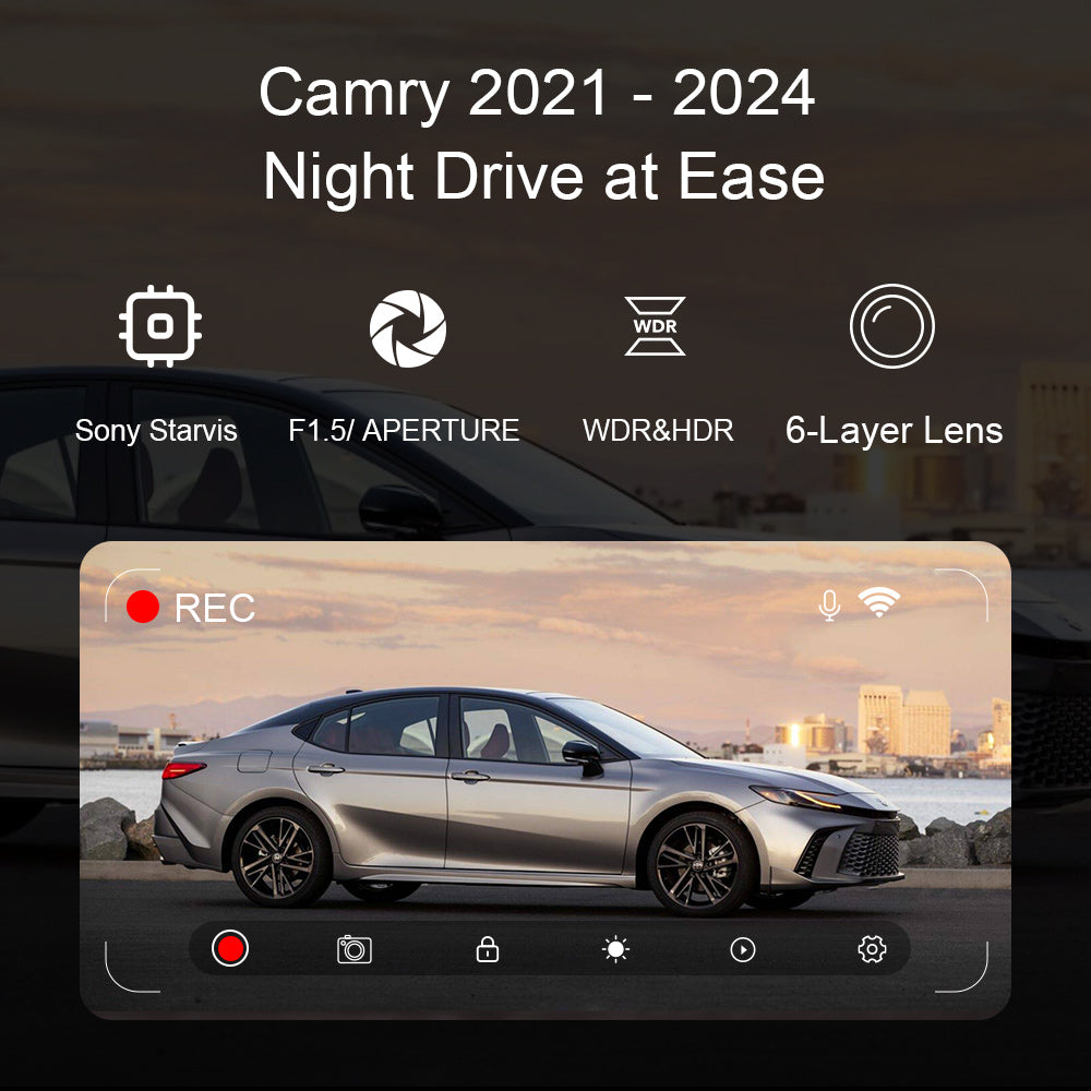 OEM Style Dash Cam Suitable for Toyota Camry 2021-2025