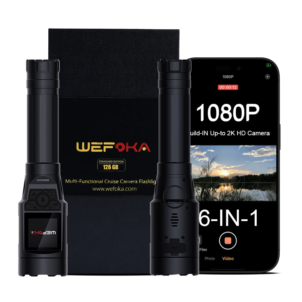 6-in-1 Multi-Functional Cruise Camera Flashlight