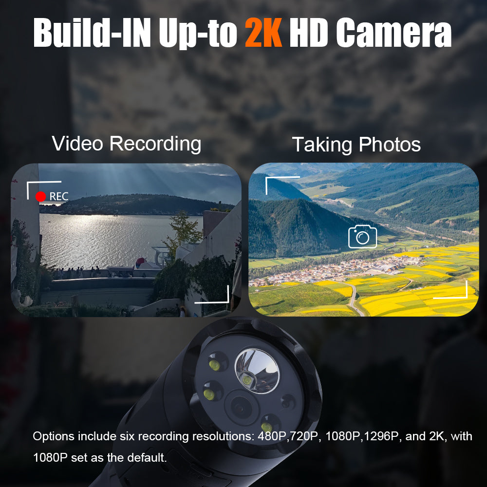 6-in-1 Multi-Functional Cruise Camera Flashlight