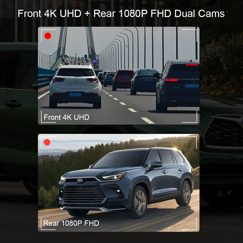 OEM Style Dash Cam Suitable for Toyota Highlander 2020-2025