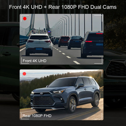 OEM Style Dash Cam Suitable for Toyota Highlander 2020-2025